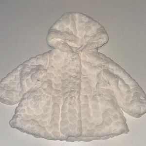 First Impressions White Puffer Jacket for Kids